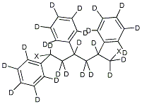 POLYSTYRENE (STYRENE-D8) Struktur