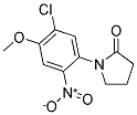 1-(5-CHLORO-4-METHOXY-2-NITROPHENYL)PYRROLIDIN-2-ONE Struktur