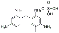 2,2',4,4'-TETRAAMINO-5,5'-DIMETHYLDIPHENYLMETHANE SULFATE Struktur