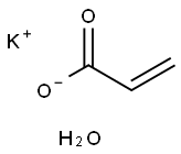 POTASSIUM ACRYLATE HYDRATE Struktur