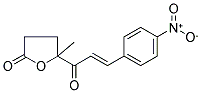 5-METHYL-5-[3-(4-NITROPHENYL)ACRYLOYL]TETRAHYDROFURAN-2-ONE Struktur