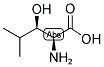 (2S,3R)-(-)-2-AMINO-3-HYDROXY-4-METHYLPENTANOIC ACID Struktur