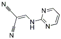 ((PYRIMIDIN-2-YLAMINO)METHYLENE)METHANE-1,1-DICARBONITRILE Struktur