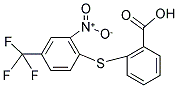 2-(2-NITRO-4-TRIFLUOROMETHYL-PHENYLSULFANYL)-BENZOIC ACID Struktur