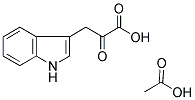 3-(1H-INDOL-3-YL)-2-OXOPROPANOIC ACID ACETATE Struktur