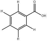 P-TOLUIC-2,3,5,6-D4 ACID Struktur