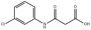 3-(3-CHLOROANILINO)-3-OXOPROPANOIC ACID Struktur