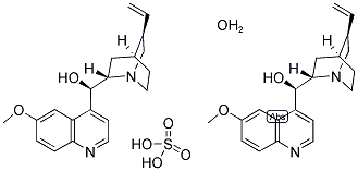 QUININE HEMISULFATE SALT MONOHYDRATE Struktur