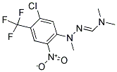 N'-[5-CHLORO-2-NITRO-4-(TRIFLUOROMETHYL)PHENYL]-N,N,N'-TRIMETHYLHYDRAZONOFORMAMIDE Struktur