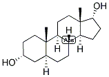 3ALPHA,17ALPHA-DIHYDROXY-5ALPHA-ANDROSTANE Struktur