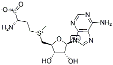 ADENOSYL-L-METHIONINE, S-[CARBOXYL-14C] Struktur