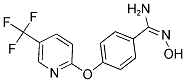 N'-HYDROXY-4-([5-(TRIFLUOROMETHYL)-2-PYRIDINYL]OXY)BENZENECARBOXIMIDAMIDE Struktur