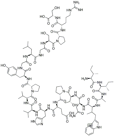 BIG ENDOTHELIN-1 (19-38), HUMAN Struktur