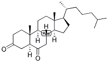 5-ALPHA-CHOLESTAN-3,6-DIONE Struktur