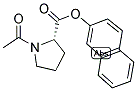 AC-PRO-BETA-NAPHTHYL ESTER Struktur