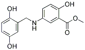 5-AMINO-N-(2,5-DIHYDROXYBENZYL)METHYL SALICYLATE Struktur