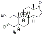 5ALPHA-ANDROSTAN-2ALPHA,4ALPHA-DIBROMO-3,17-DIONE Struktur