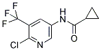 N1-[6-CHLORO-5-(TRIFLUOROMETHYL)-3-PYRIDYL]CYCLOPROPANE-1-CARBOXAMIDE Struktur