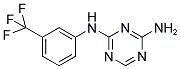 N-(3-TRIFLUOROMETHYL-PHENYL)-[1,3,5]TRIAZINE-2,4-DIAMINE Struktur