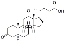 3,12-DIKETOCHOLANIC ACID Struktur