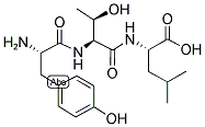 H-TYR-THR-LEU-OH Struktur