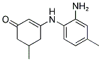 3-((2-AMINO-4-METHYLPHENYL)AMINO)-5-METHYLCYCLOHEX-2-EN-1-ONE Struktur