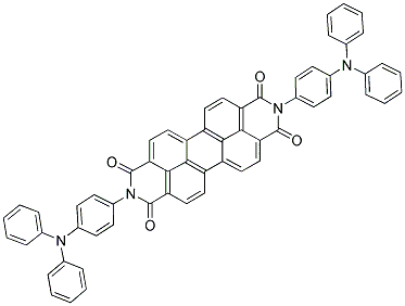 N,N'-DI(4-DIPHENYLAMINOPHENYL)-PERYLENE-TETRACARBONIC ACID, DIAMIDE Struktur