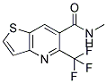 N-METHYL-5-(TRIFLUOROMETHYL)THIENO[3,2-B]PYRIDINE-6-CARBOXAMIDE Struktur