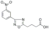 4-[3-(3-NITROPHENYL)-1,2,4-OXADIAZOL-5-YL]BUTANOIC ACID Struktur