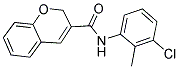 N-(3-CHLORO-2-METHYLPHENYL)-2H-CHROMENE-3-CARBOXAMIDE Struktur