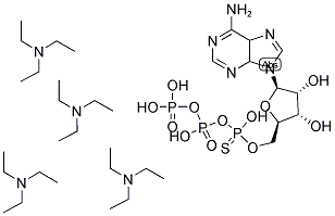 ADENOSINE 5'-(ALPHA-THIO)TRIPHOSPHATE, Struktur