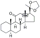 5-ALPHA-PREGNAN-11,20-DIONE 20-ETHYLENEKETAL Struktur