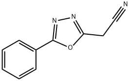 (5-PHENYL-1,3,4-OXADIAZOL-2-YL)ACETONITRILE Struktur