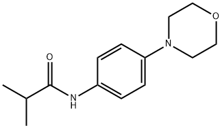 2-METHYL-N-(4-MORPHOLINOPHENYL)PROPANAMIDE Struktur