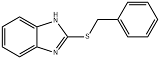 2-BENZYLSULFANYL-1H-BENZOIMIDAZOLE Struktur