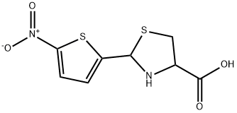 2-(5-NITRO-2-THIENYL)-1,3-THIAZOLANE-4-CARBOXYLIC ACID Struktur