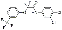 N-(3,4-DICHLOROPHENYL)-2,2-DIFLUORO-2-[3-(TRIFLUOROMETHYL)PHENOXY]ACETAMIDE Struktur