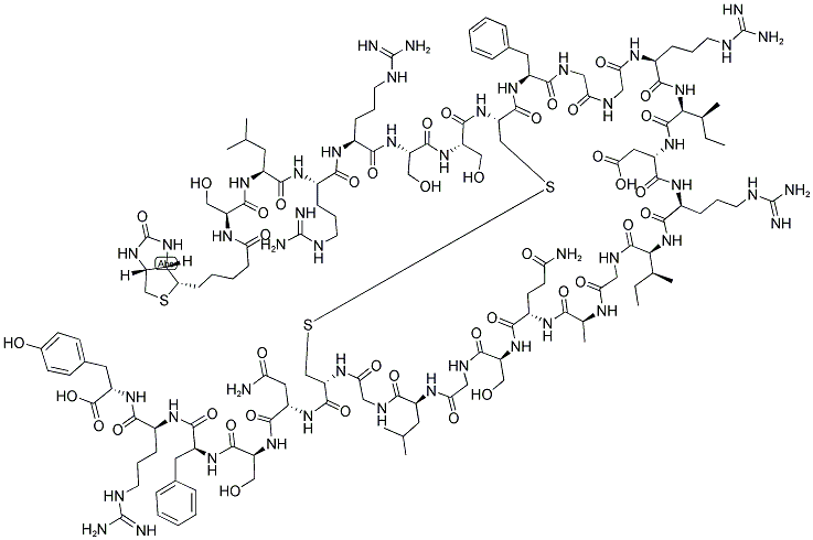 BIOTINYL-ANF (1-28) (RAT) Struktur