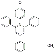 1-(4-HYDROXYPHENYL)-2,4,6-TRIPHENYLPYRIDINIUM HYDROXIDE INNER SALT HYDRATE Struktur