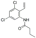 2-(N-N-BUTYRAMIDO)-4,6-DICHLOROSTYRENE Struktur