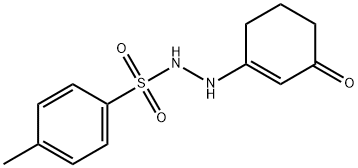 3-(2-((4-METHYLPHENYL)SULFONYL)HYDRAZINO)CYCLOHEX-2-EN-1-ONE Struktur