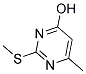 6-METHYL-2-(METHYLTHIO)PYRIMIDIN-4-OL Struktur