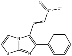 5-(2-NITROVINYL)-6-PHENYLIMIDAZO[2,1-B][1,3]THIAZOLE Struktur