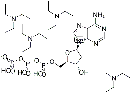 DATP GAMMA-32P TETRA-TRIETHYLAMMONIUM SALT Struktur