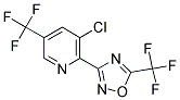 3-CHLORO-5-(TRIFLUOROMETHYL)-2-[5-(TRIFLUOROMETHYL)-1,2,4-OXADIAZOL-3-YL]PYRIDINE Struktur