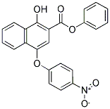 PHENYL-1-HYDROXY-4-(4-NITRO-PHENOXY)-2-NAPHTHOATE Struktur