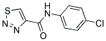 N-(4-CHLOROPHENYL)-1,2,3-THIADIAZOLE-4-CARBOXAMIDE Struktur