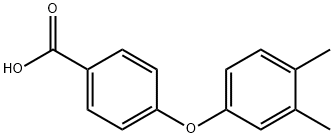 4-(3,4-DIMETHYLPHENOXY)BENZOIC ACID Struktur