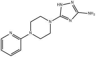 5-[4-(2-PYRIDINYL)PIPERAZINO]-1H-1,2,4-TRIAZOL-3-AMINE Struktur