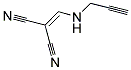 ((PROP-2-YNYLAMINO)METHYLENE)METHANE-1,1-DICARBONITRILE Struktur